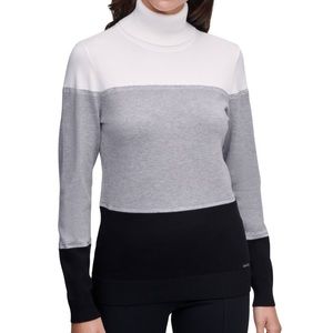 Calvin Klein Colorblock Turtleneck Sweater